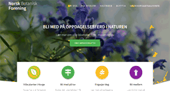 Desktop Screenshot of botaniskforening.no