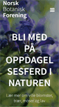 Mobile Screenshot of botaniskforening.no